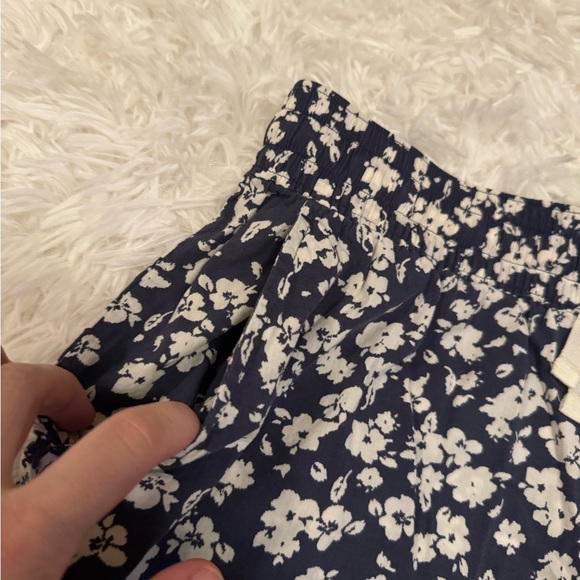 Old Navy Floral Shorts Navy Blue Floral Shorts Old Navy Lounge Shorts - Picture 3 of 5